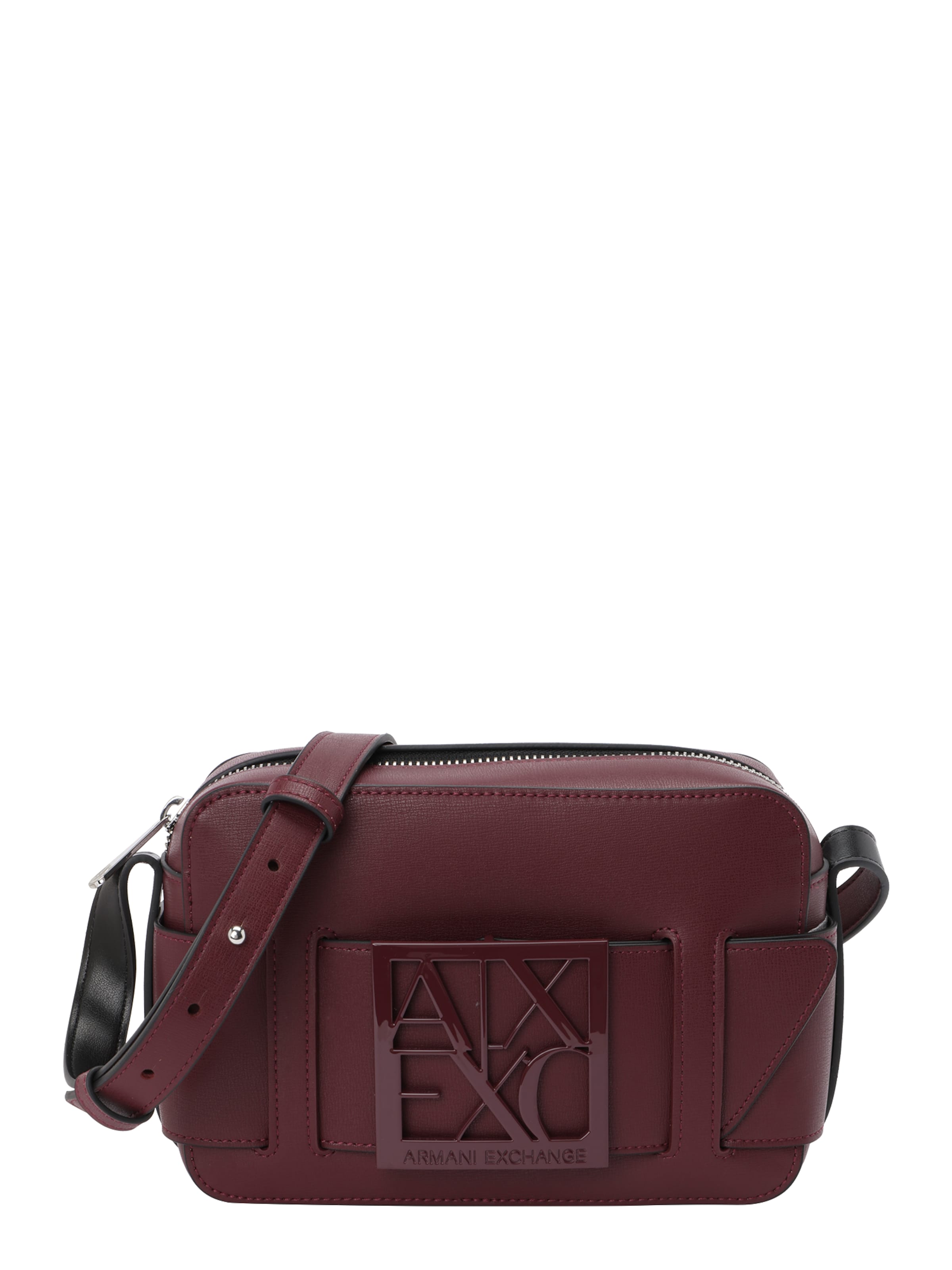 Borsa a tracolla di ARMANI EXCHANGE in rosso: frontale