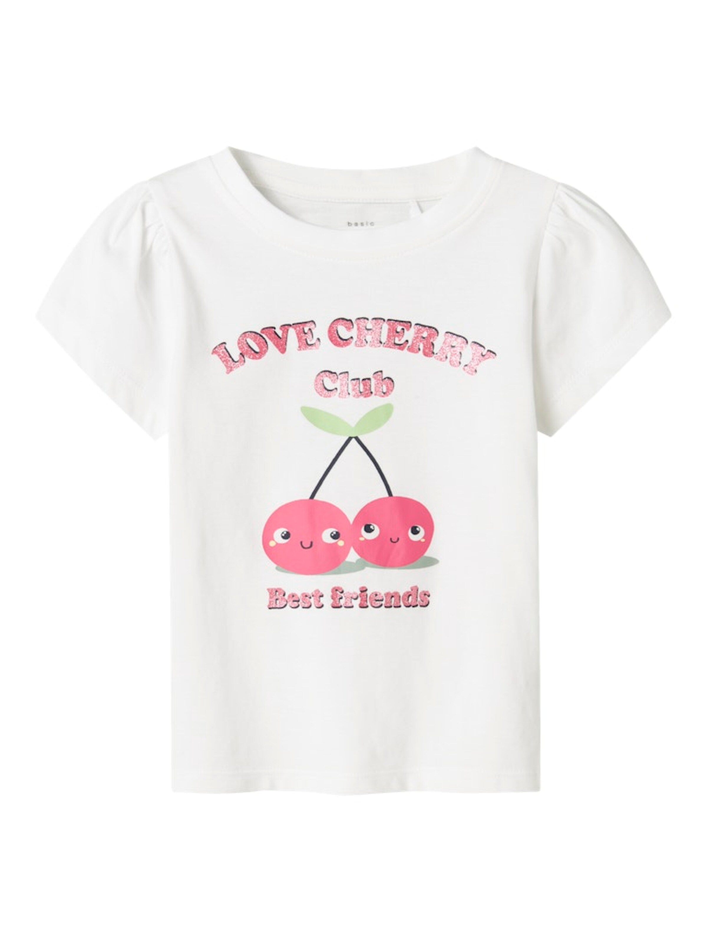 balta NAME IT Marškinėliai 'NMFVIBEKE': priekis