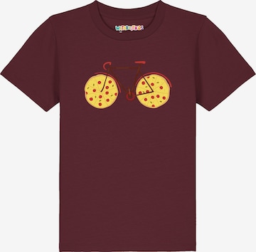 T-Shirt watabout.kids en rouge : devant