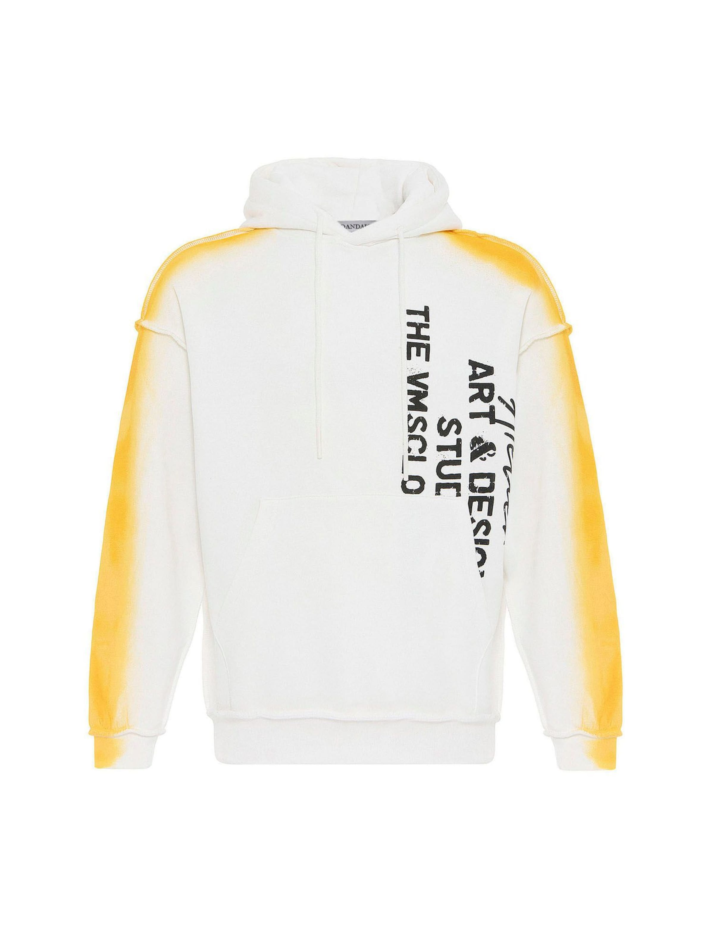 Bluză de molton de la Dandalo pe portocaliu: față