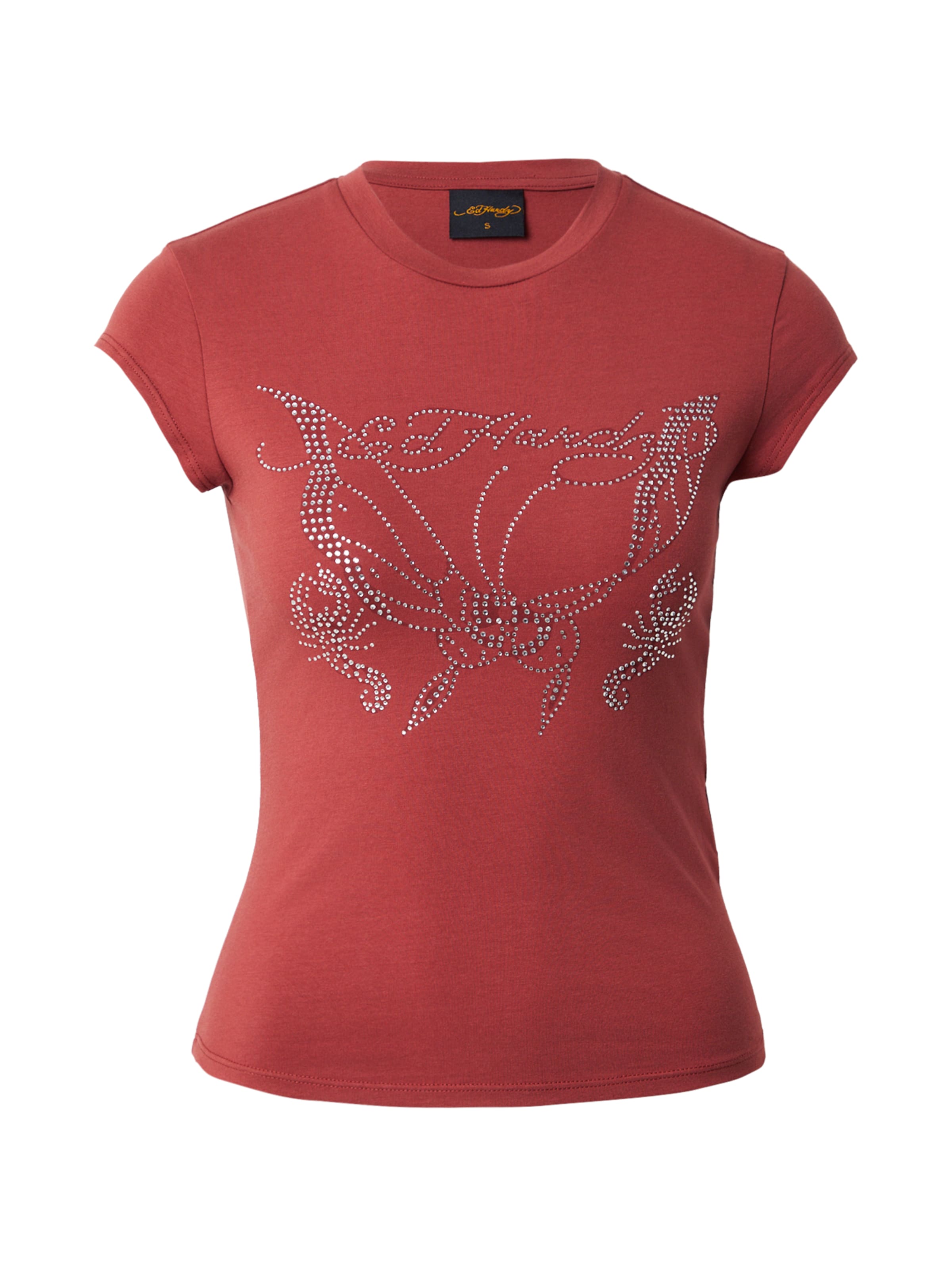 Ed Hardy - Camiseta en rojo: frente