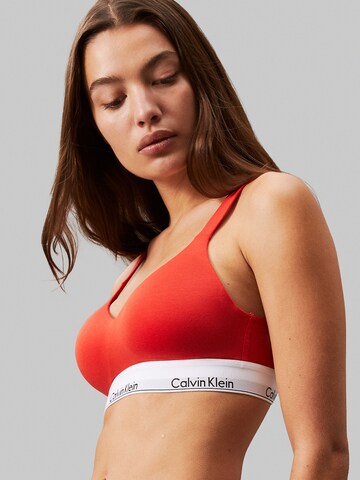Bustino Reggiseno di Calvin Klein Underwear in rosso