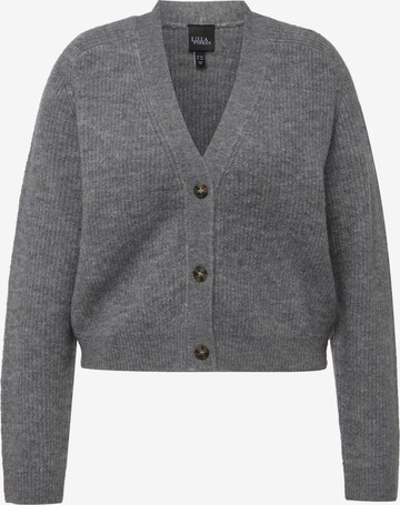 Ulla Popken Knit Cardigan in Grey: front