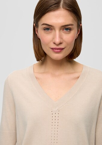 s.Oliver BLACK LABEL Sweater in Beige