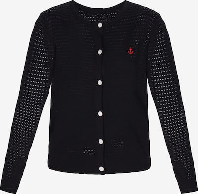 DreiMaster Klassik Neuletakki värissä punainen / musta, Tuotenäkymä