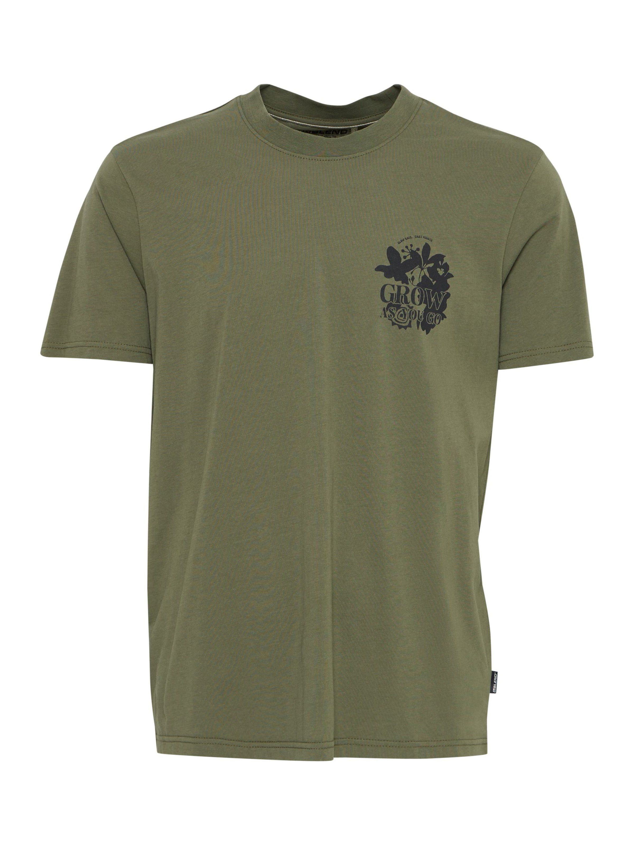 BLEND - Camisa em verde: frente