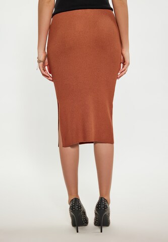 faina Skirt in Brown