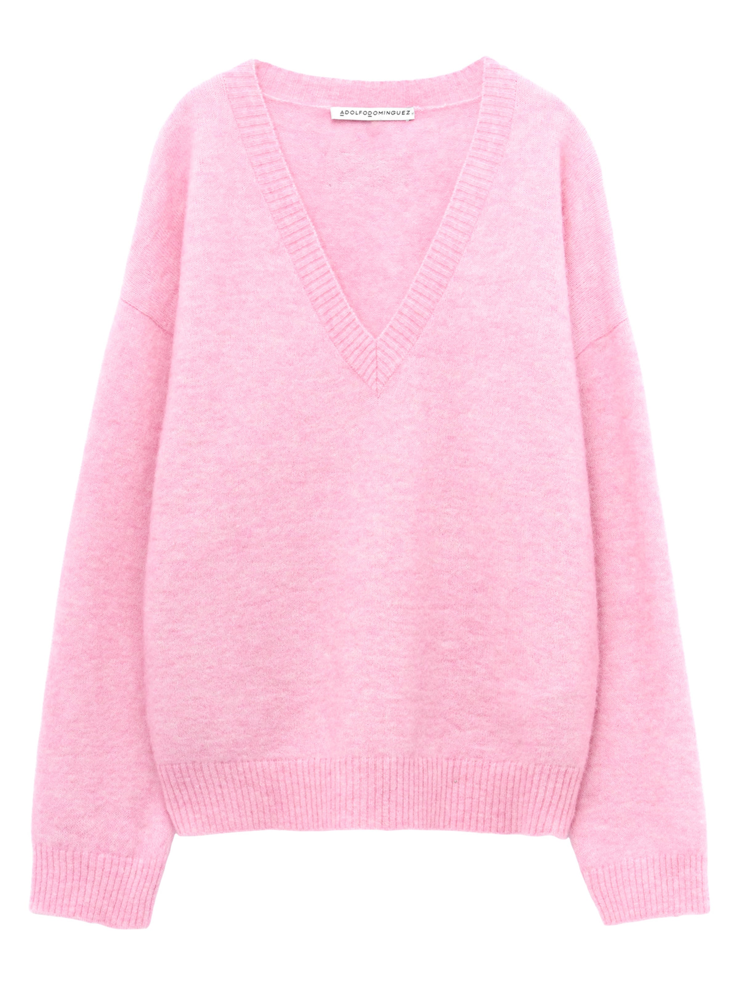 Adolfo Dominguez - Jersey en rosa: frente