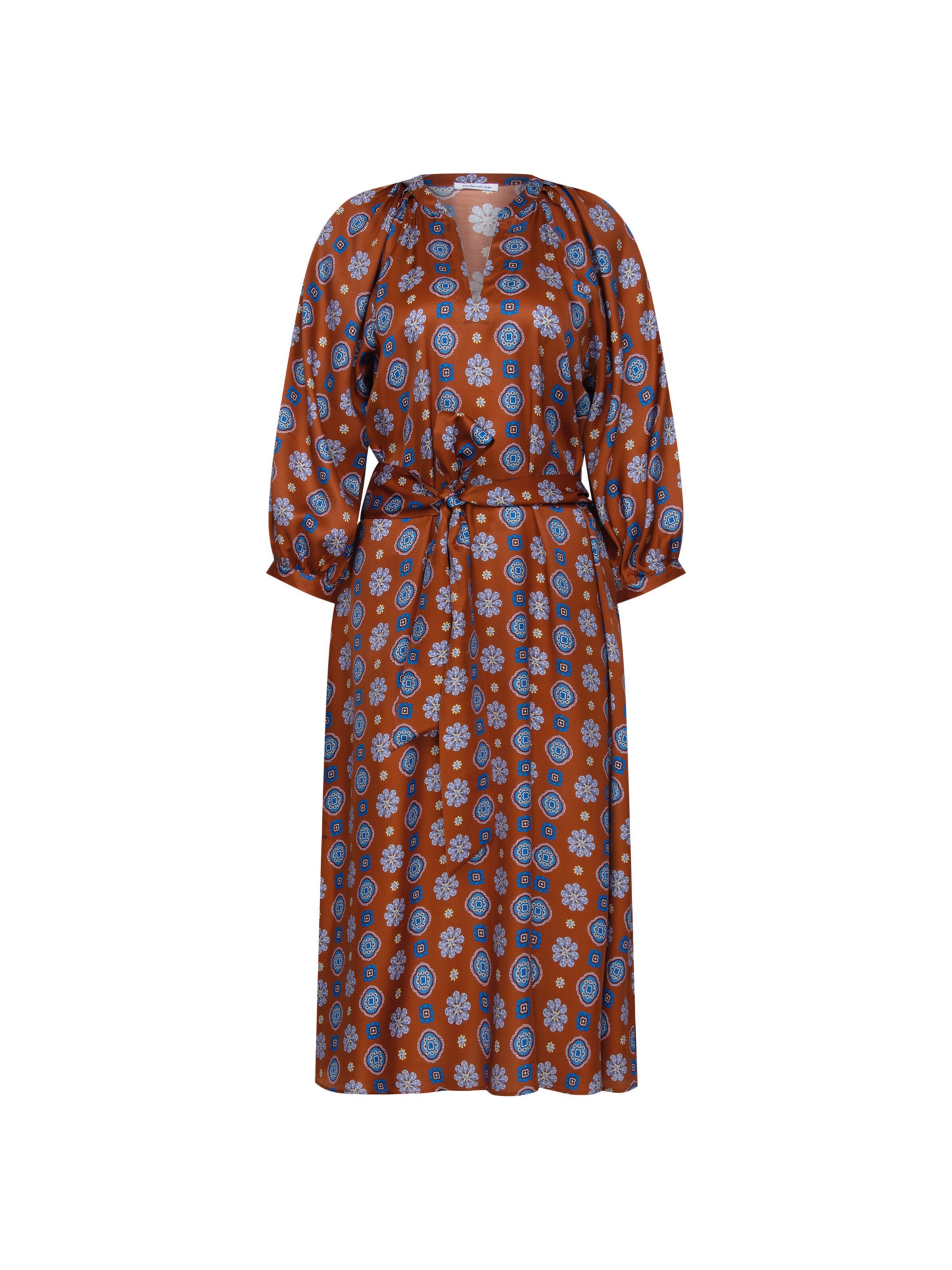 Robe SEIDENSTICKER en marron : devant