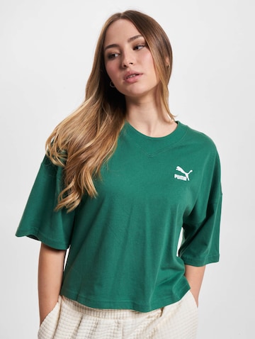 PUMA T-shirt 'Classics' i grön