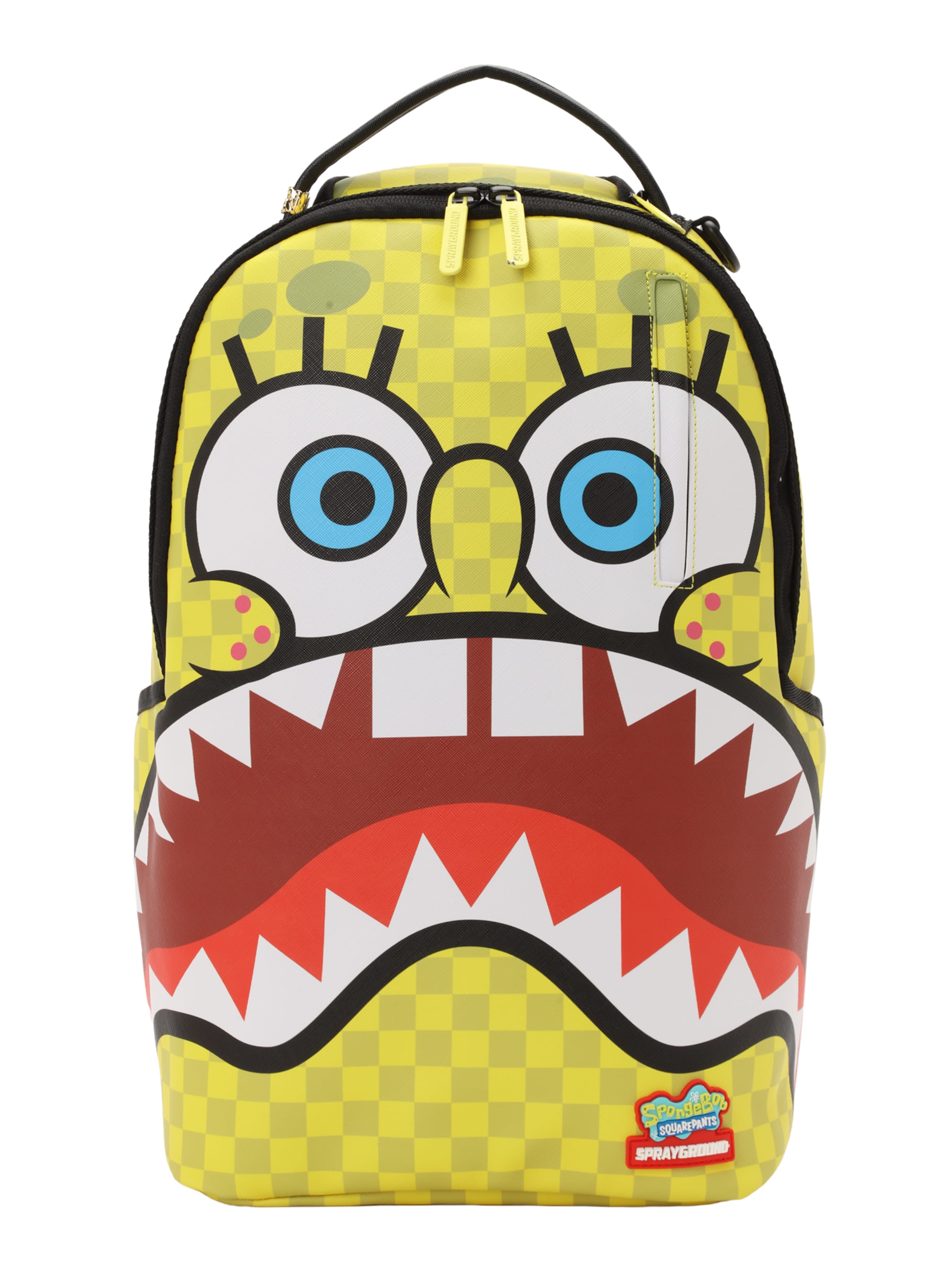 Sac à dos 'SPONGEBOB' Sprayground en jaune : devant