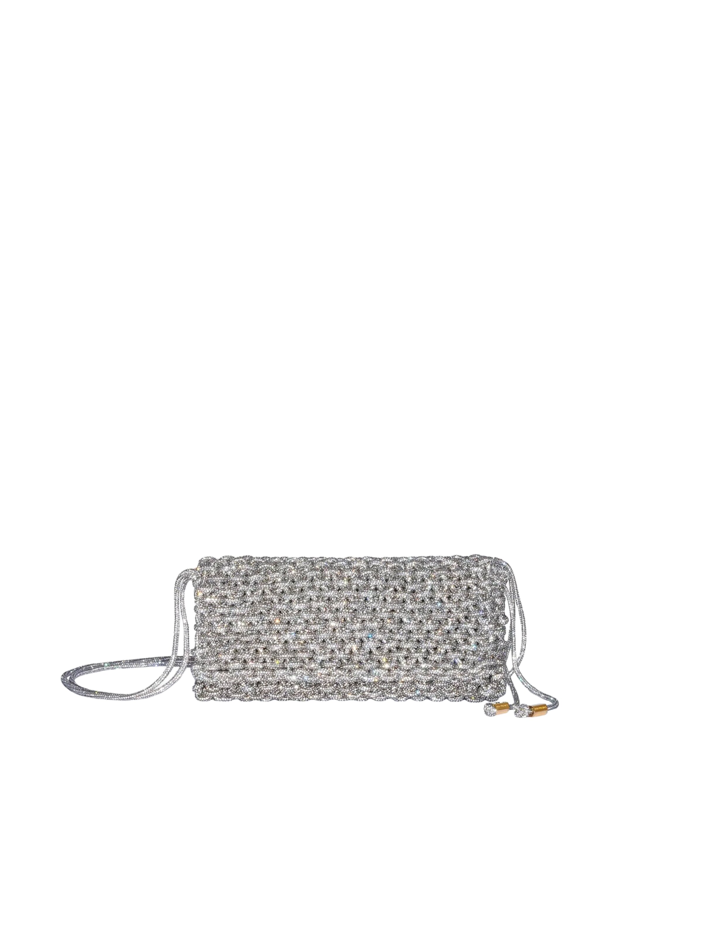 Pochette 'Aurora' di HIBOURAMA in argento: frontale