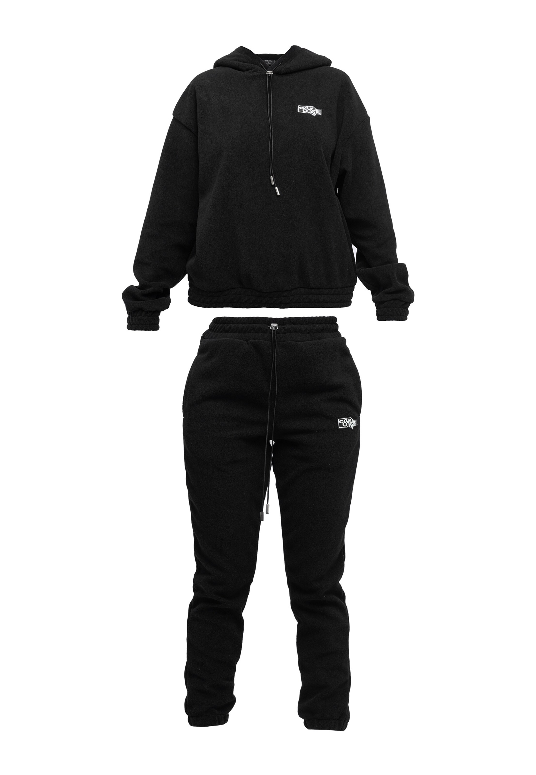 Tom Barron Freizeitanzug in Schwarz: Vorderseite