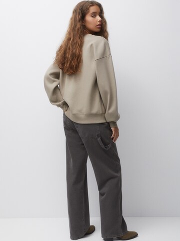 Pull&Bear Sweatshirt in Beige