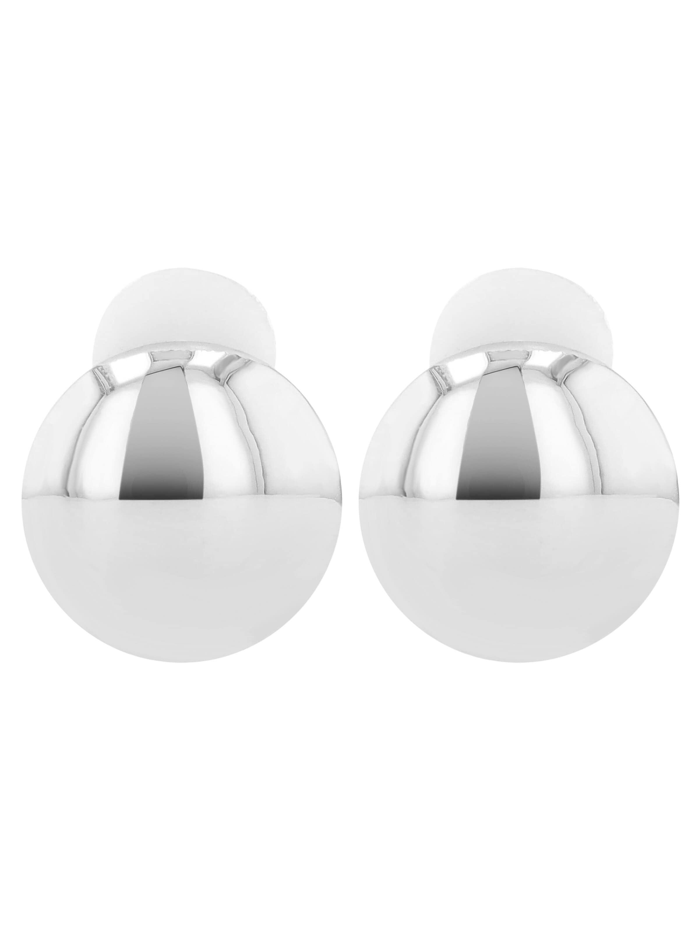 Akzent Earrings '"Arlinda" aus 925 Sterlingsilber, rhodiniert, langlebig' in Silver: front