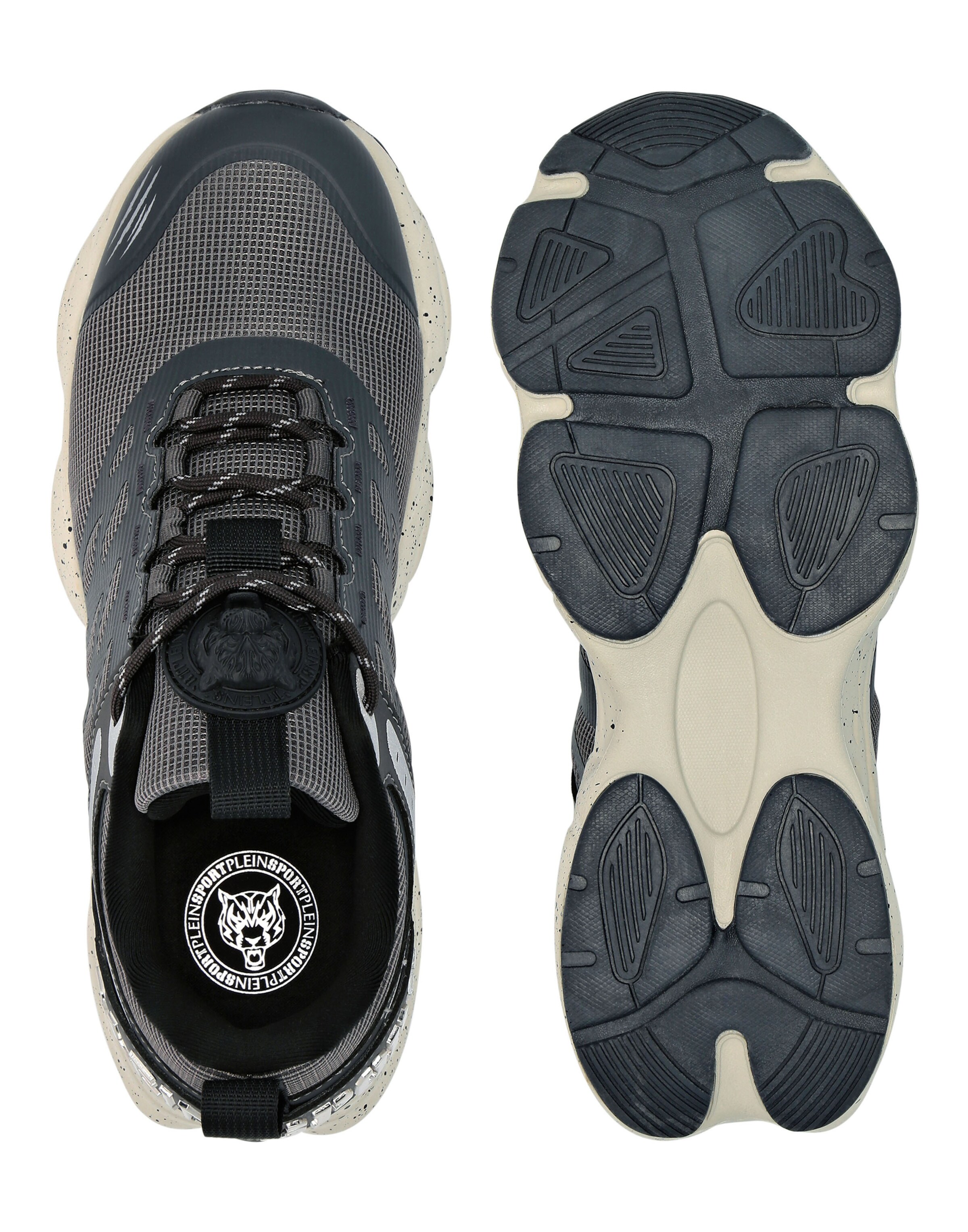 Sneaker bassa 'Scratch' di Plein Sport in grigio