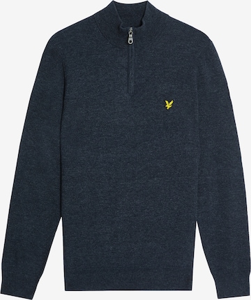 Pull-over Lyle & Scott en bleu : devant