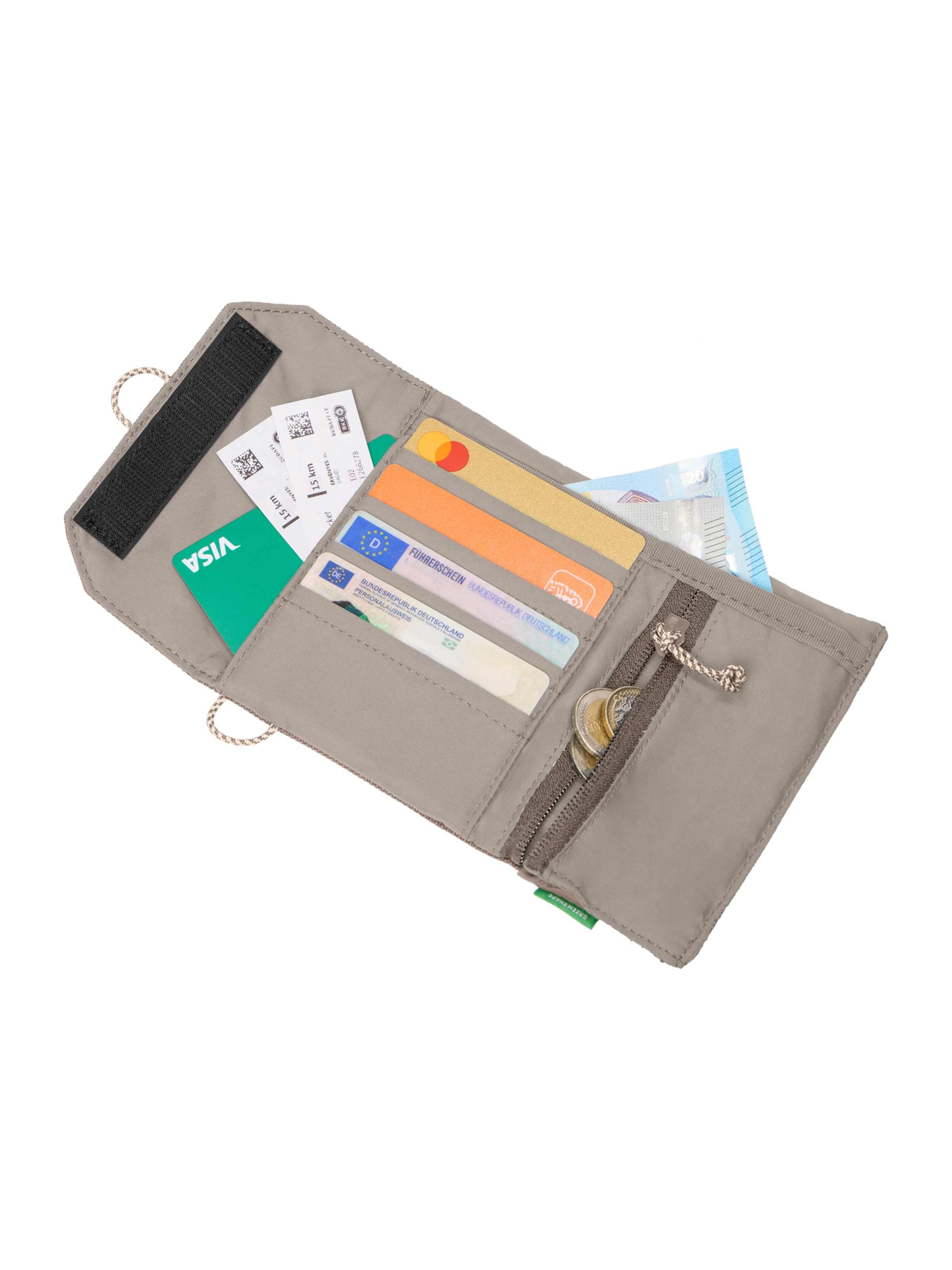 VAUDE Sportportemonnee 'Wallet M' in Beige