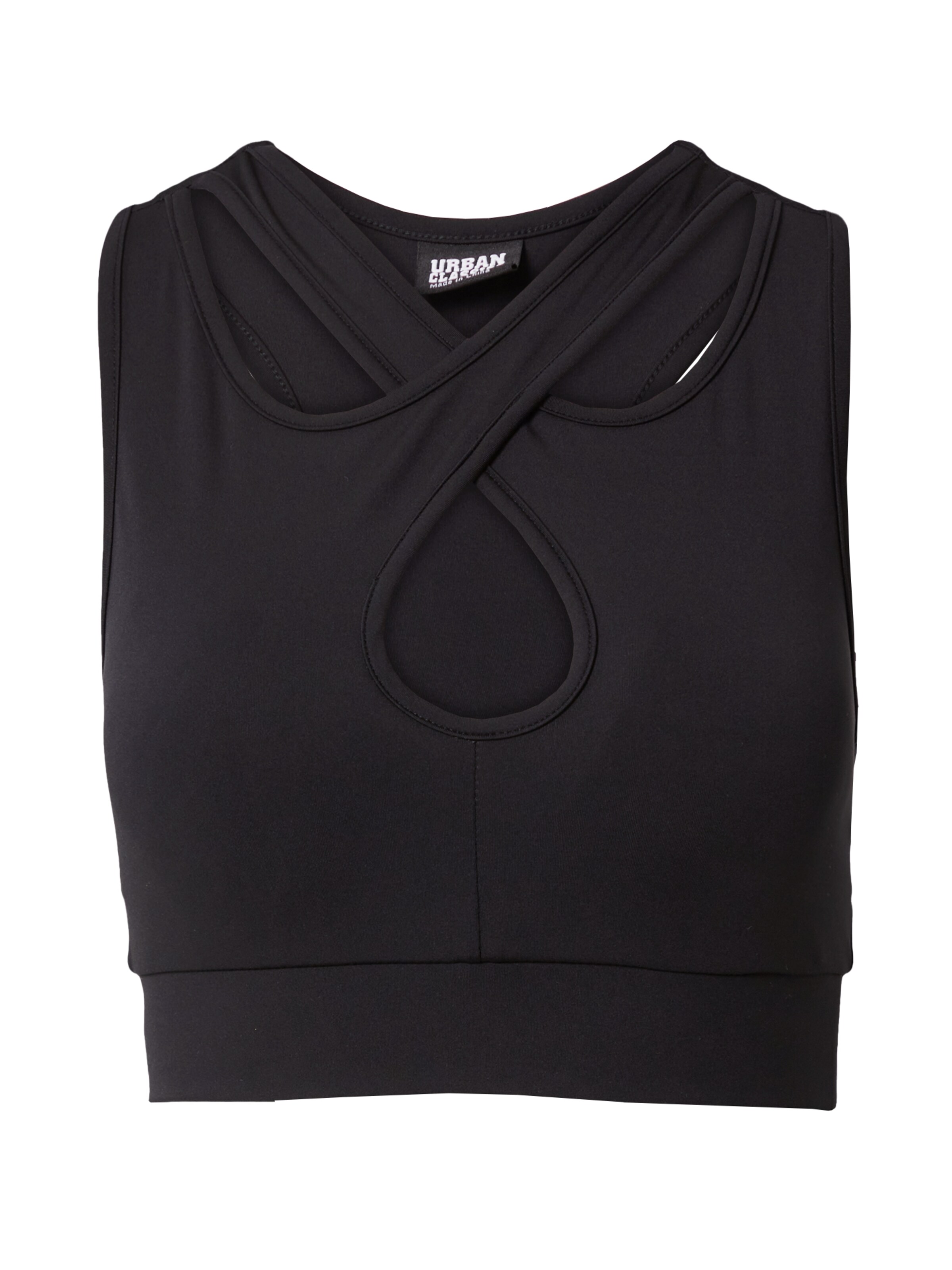 Urban Classics Korzet Podprsenka - Čierna: predná strana