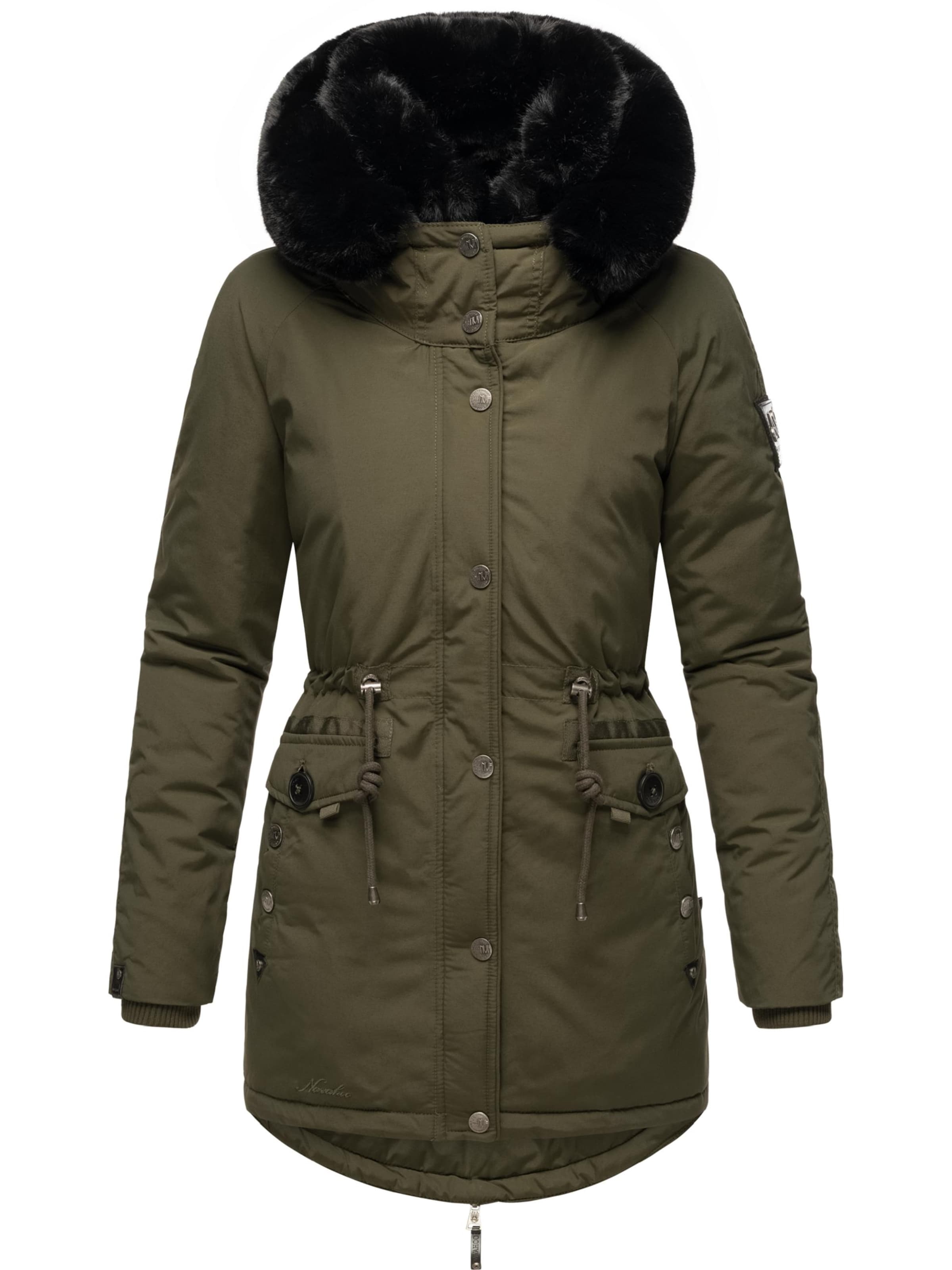 Parka invernale 'Sweety Deluxe' di NAVAHOO in verde: frontale