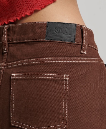 Jupe Superdry en marron