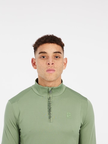 PROTEST Sportsweatshirt 'REWILL' in Grün