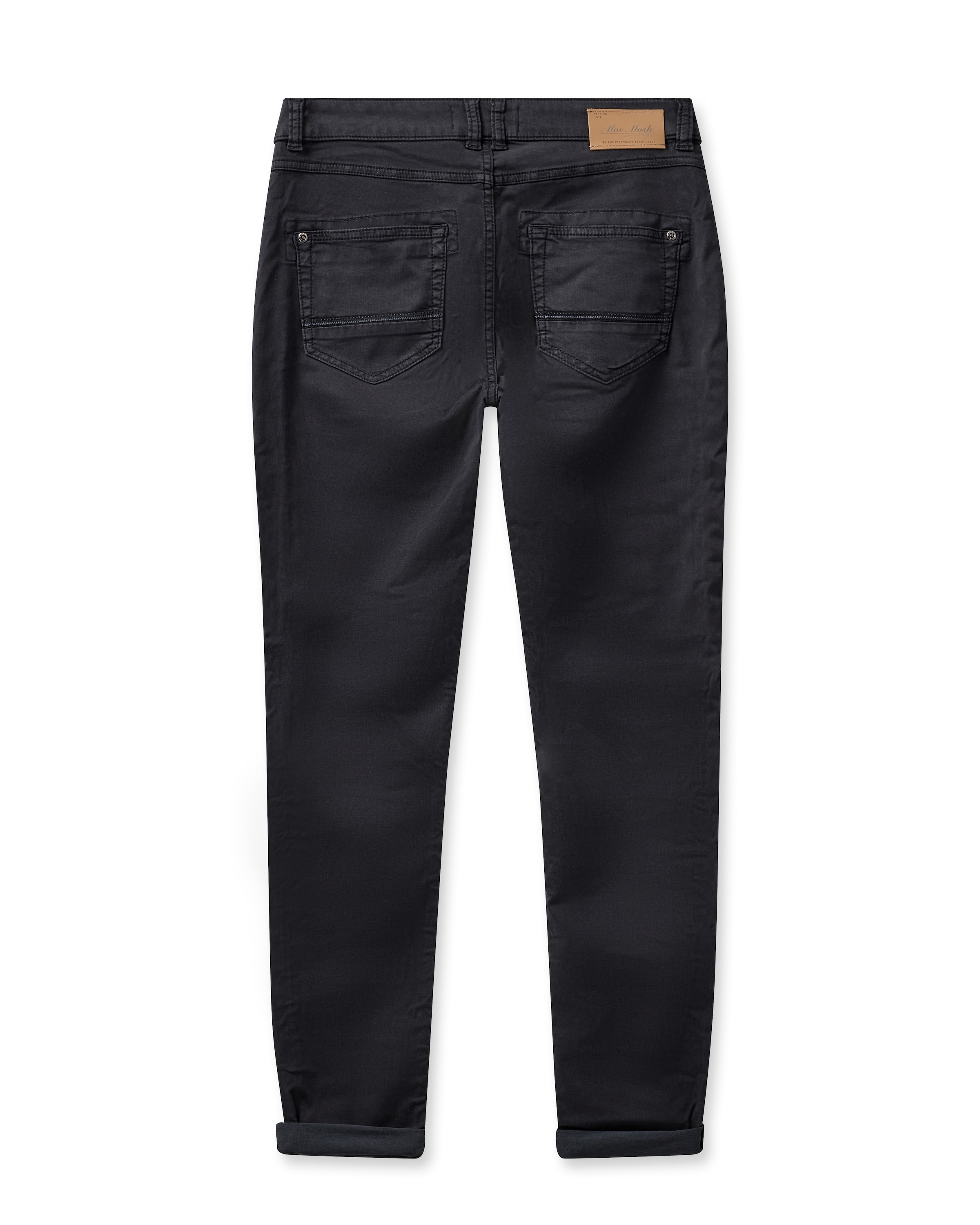 MOS MOSH Slimfit Hose in Schwarz