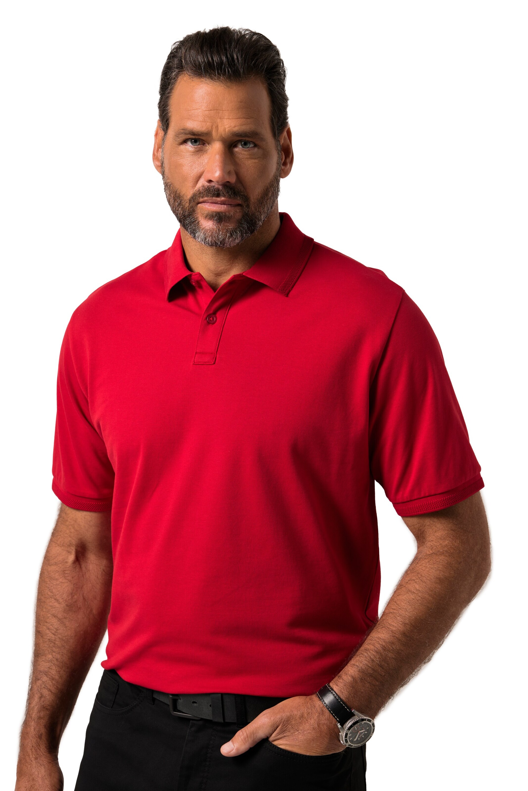 JP1880 Shirt in Red: front