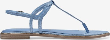 TAMARIS T-Bar Sandals in Blue