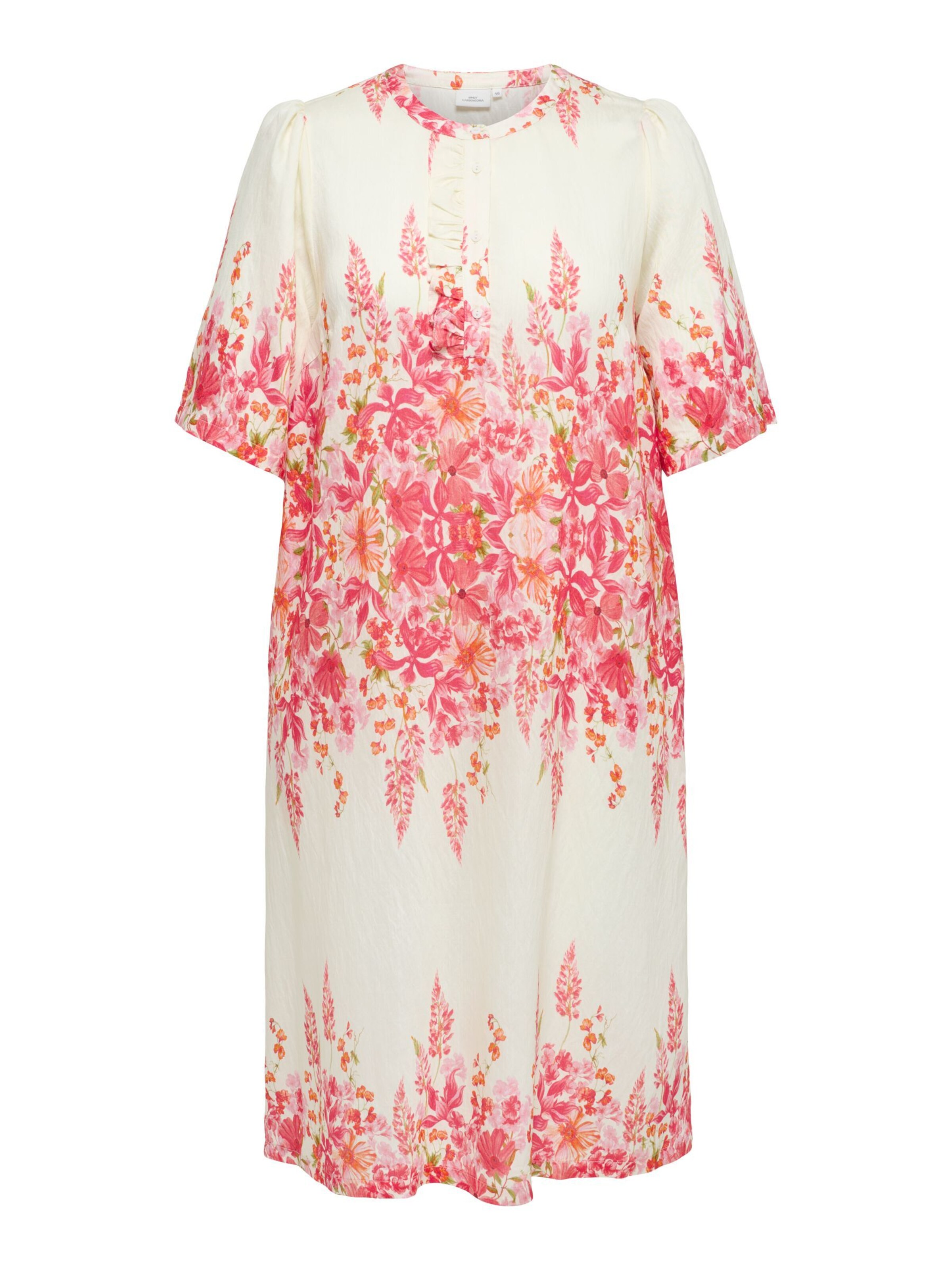 ONLY Carmakoma Kleid 'CARVeva' in Beige: Vorderseite