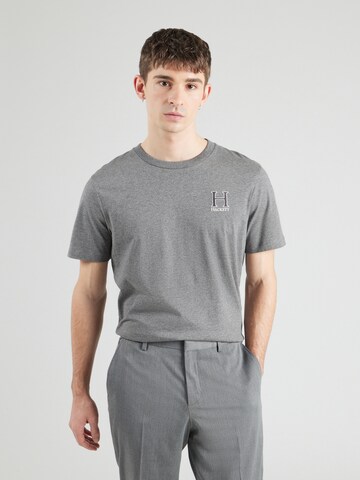 Hackett London Μπλουζάκι 'HERITAGE' σε γκρι: μπροστά