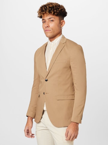 JACK & JONES Slim Fit Sakko in Beige: predná strana