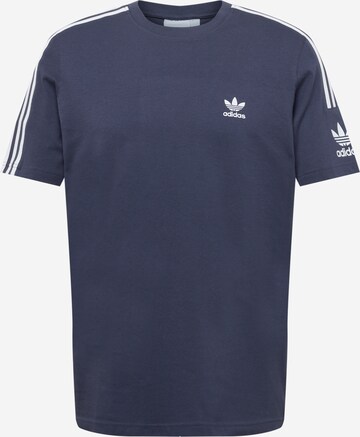 ADIDAS ORIGINALS T-Shirt 'Lock Up' in Blau: predná strana