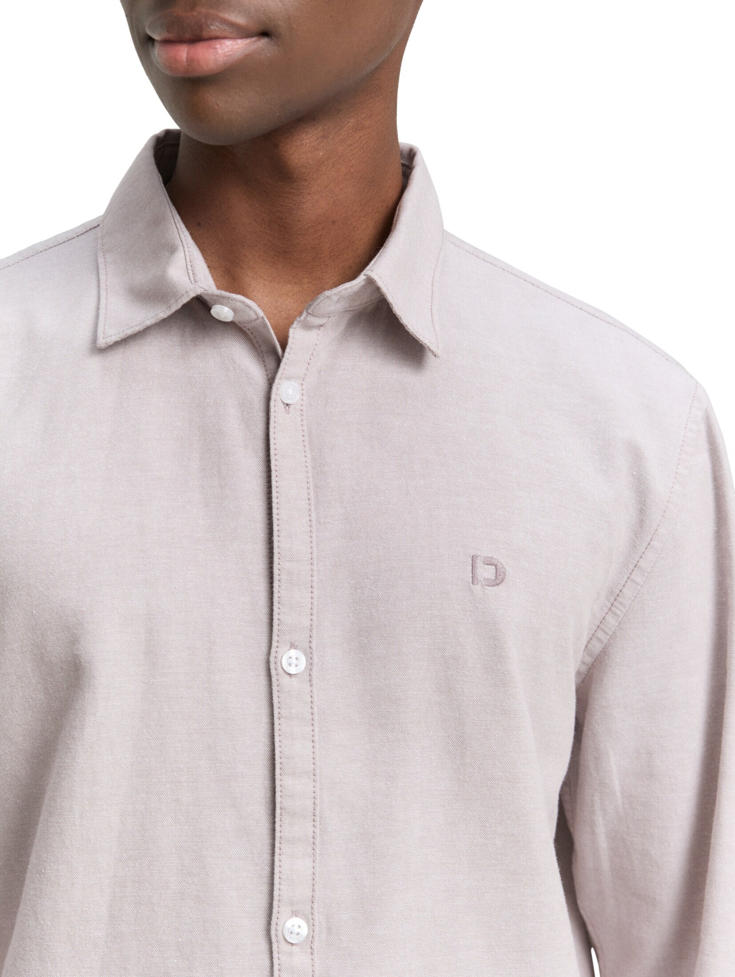 TOM TAILOR DENIM Regular fit Overhemd in Grijs