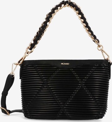 Picard Schoudertas 'Paris' in Zwart: voorkant