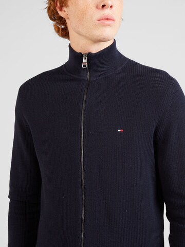 Vestes en maille TOMMY HILFIGER en bleu