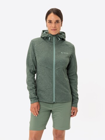 VAUDE Sports sweat jacket 'Skomer' in Green: front
