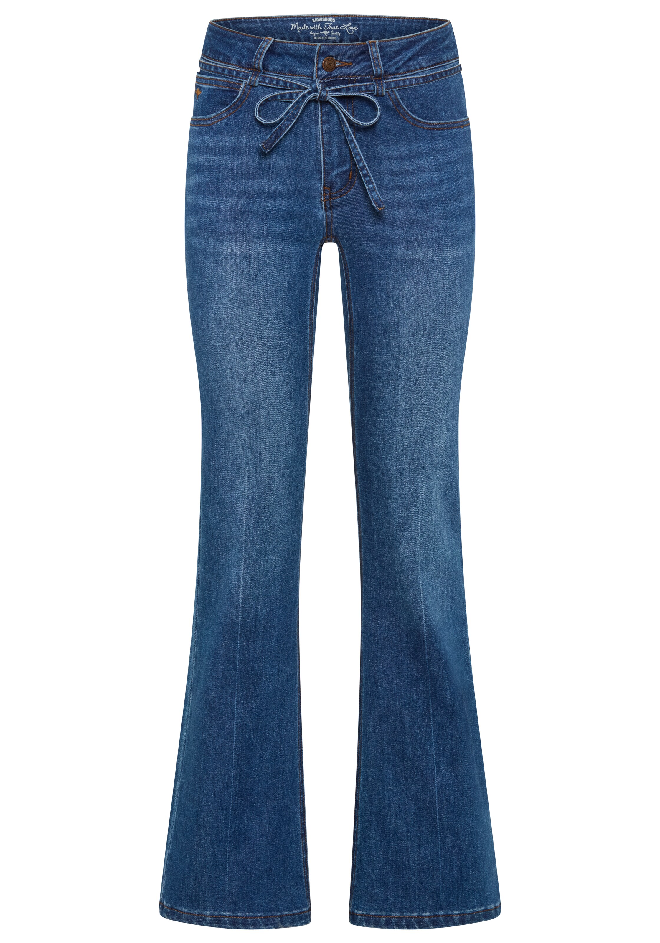 KangaROOS Boot cut Jeans in Blue: front