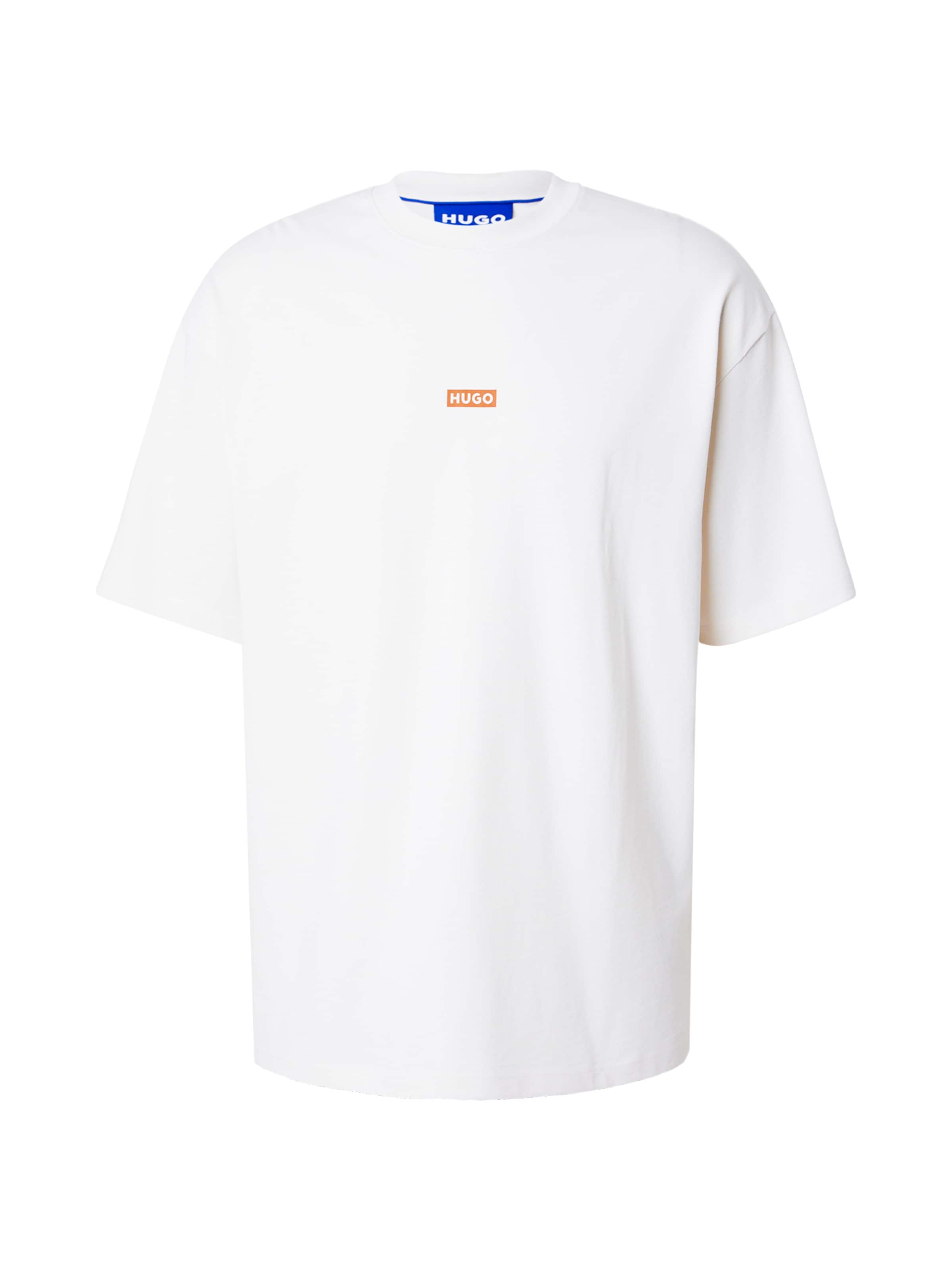 T-Shirt 'Nalono' HUGO en blanc : devant