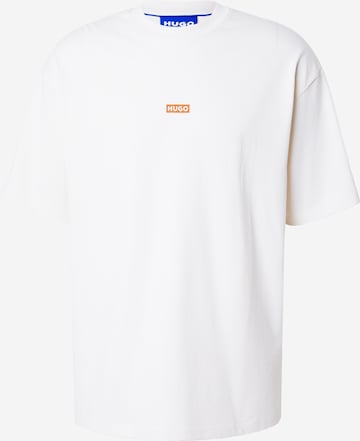 T-Shirt 'Nalono' HUGO en blanc : devant