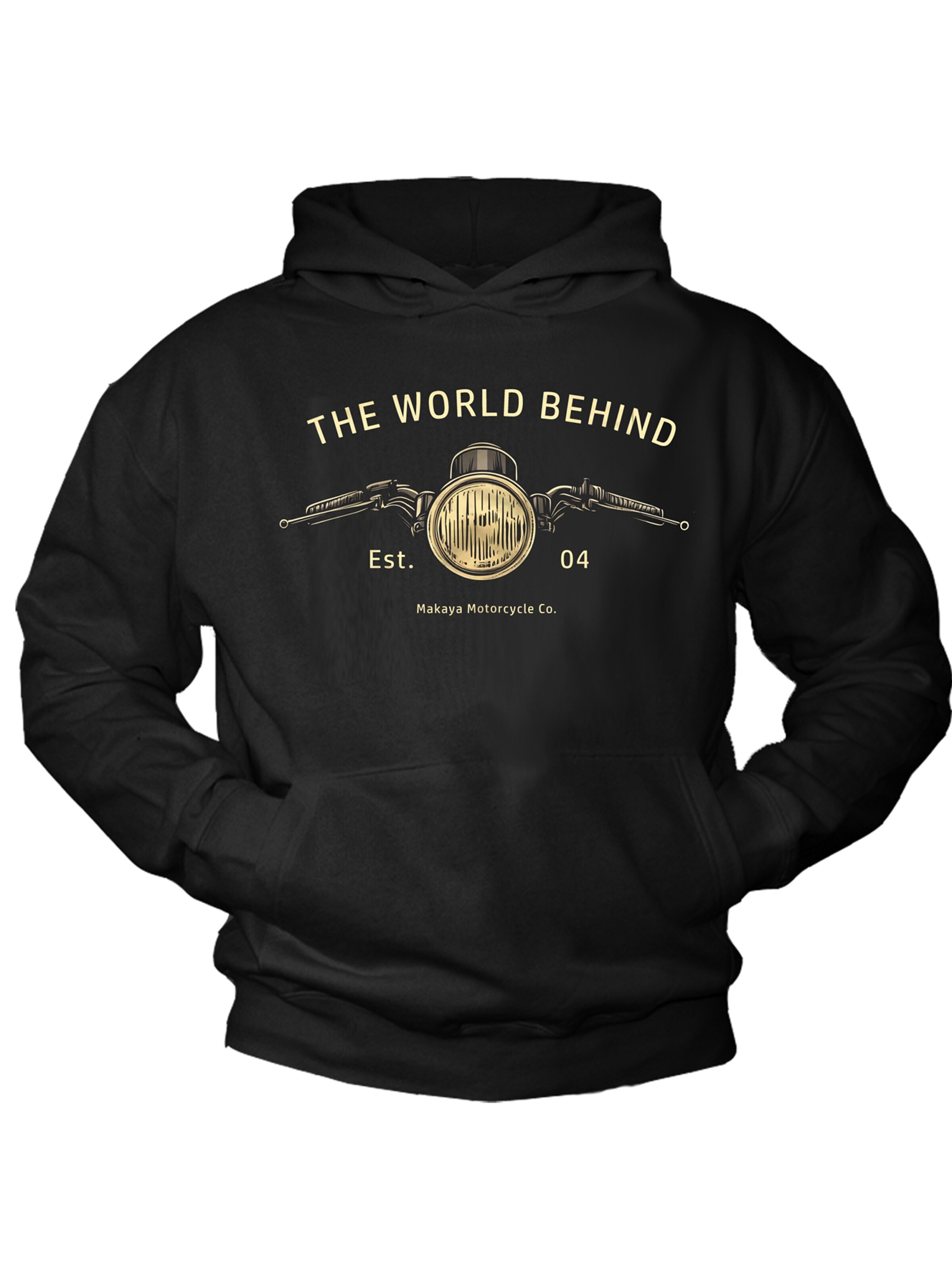 MAKAYA Sweatshirt in Black: front