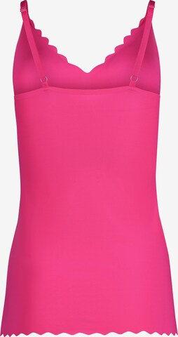 Skiny Normalny krój Podkoszulka 'Micro Lovers' w kolorze różowy