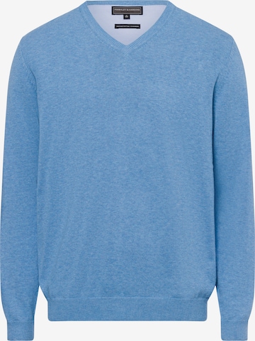 Pull-over Finshley & Harding en bleu : devant