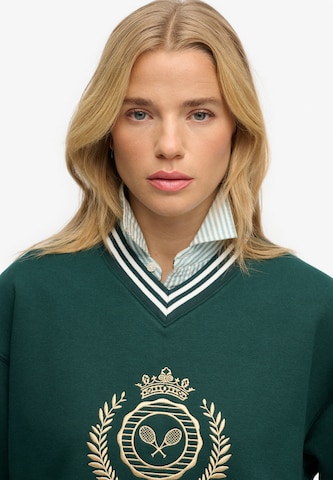 Sweat-shirt 'Country Club' Superdry & Co en vert