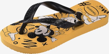 HAVAIANAS Nyitott cipők 'Disney' - sárga: elől