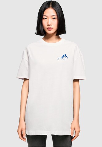 Merchcode Shirt 'Love Birds' in Wit: voorkant