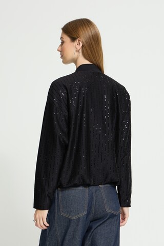 Veste mi-saison 'IHKATE' ICHI en noir
