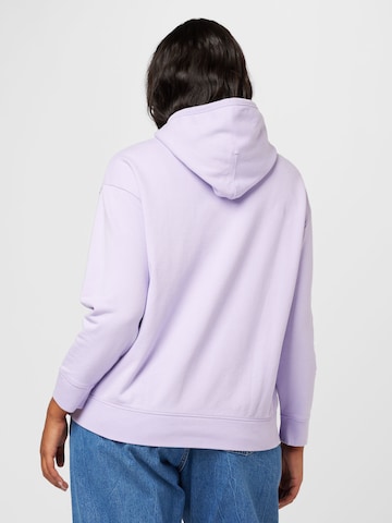 Levi's® Plus Μπλούζα φούτερ 'PL Non Grphc Strd Hoodie' σε λιλά