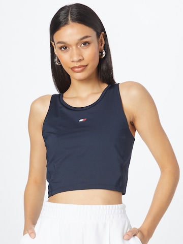 Top de la TOMMY HILFIGER pe albastru: față