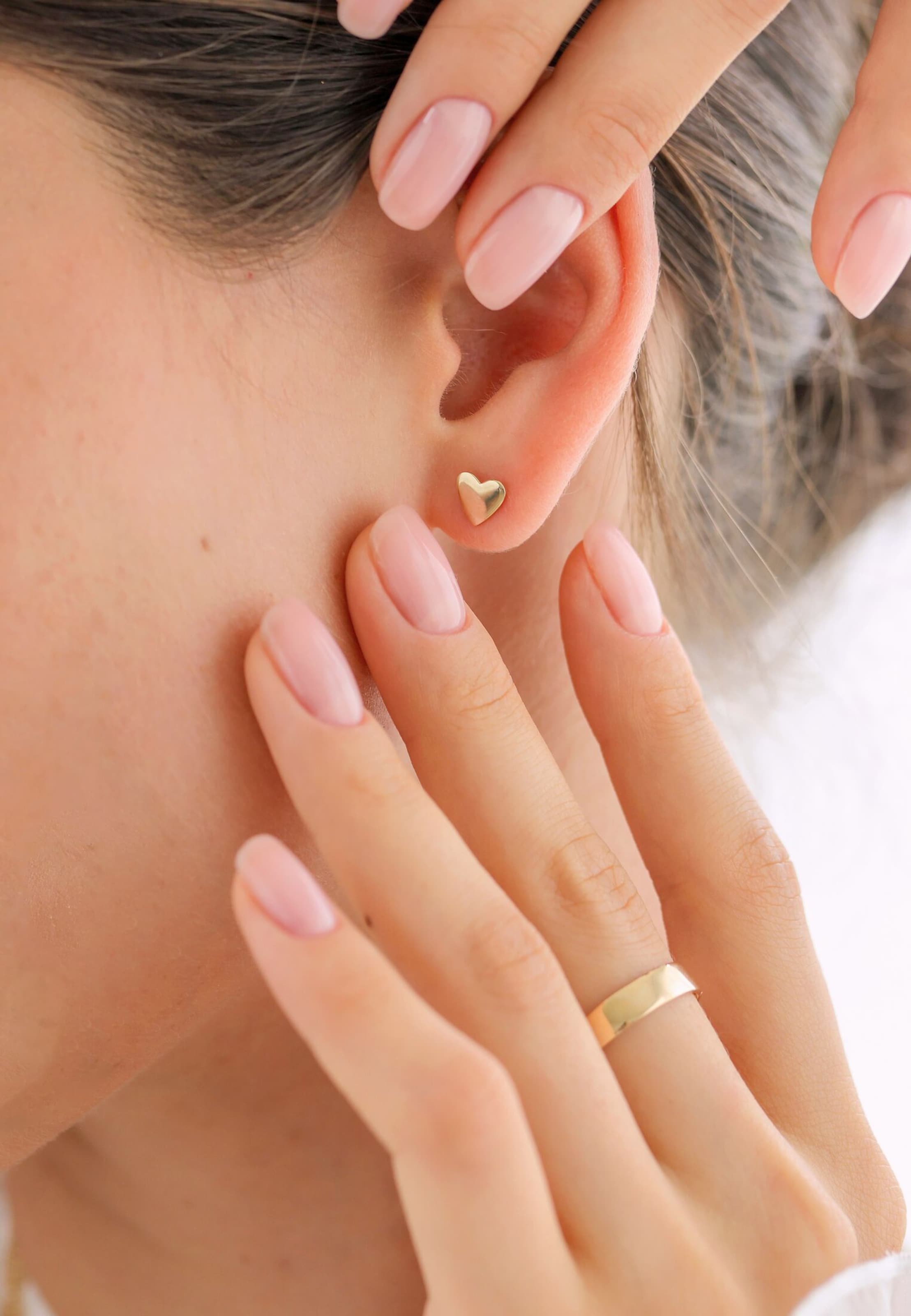 ELLI PREMIUM Sieraden 'Heart' in Goud